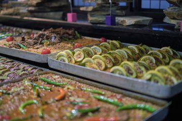 Hot and Cold Dishes for Arab Buffet Catering